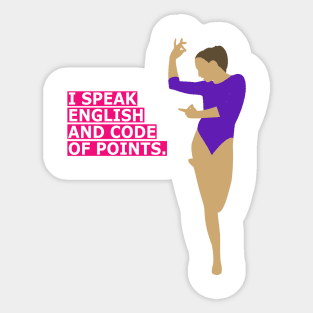 Gymcastic Design Winner - Bilingual Sticker